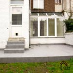 Jardin de l'appartement F1 à Liege